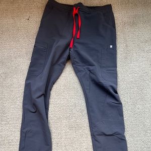 FIGS Scrub Pants Charcoal Size M Tall